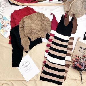 long dress with sweater